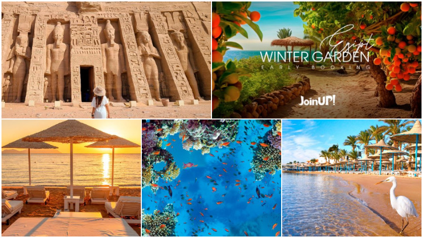 Join UP! propune românilor oferte Early Booking pentru vacanțe în Egipt, cu până la 45% mai ieftine