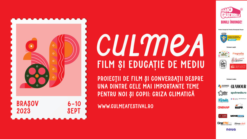 CULMEA, primul festival de film pe teme de mediu adresat copiilor și tinerilor, are loc la Brașov, între 6 și 10 septembrie
