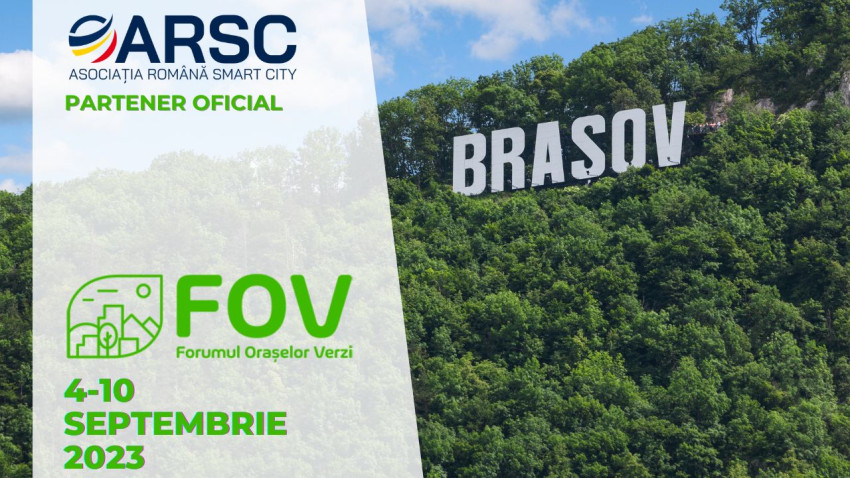 Primăria Brașov și Asociația Română pentru Smart City anunță încheierea unui parteneriat de colaborare pentru organizarea Forumului Orașelor Verzi 2023
