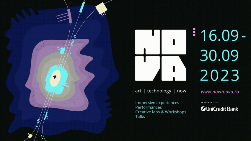 NOVA Talks: despre legătura dintre corp, mișcare, artă și omul cibernetic la ediția #4 NOVA Festival. 4 ateliere dedicate new media în cadrul NOVA Edu