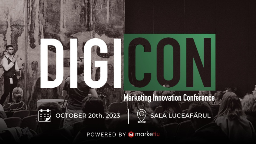 Marketiu anunță ediția a treia a DigiCon - Marketing Innovation & Trends Conference