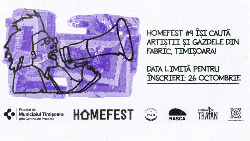 HomeFest sună întotdeauna de două ori. Artiști și gazde din Timișoara, răspundeți
