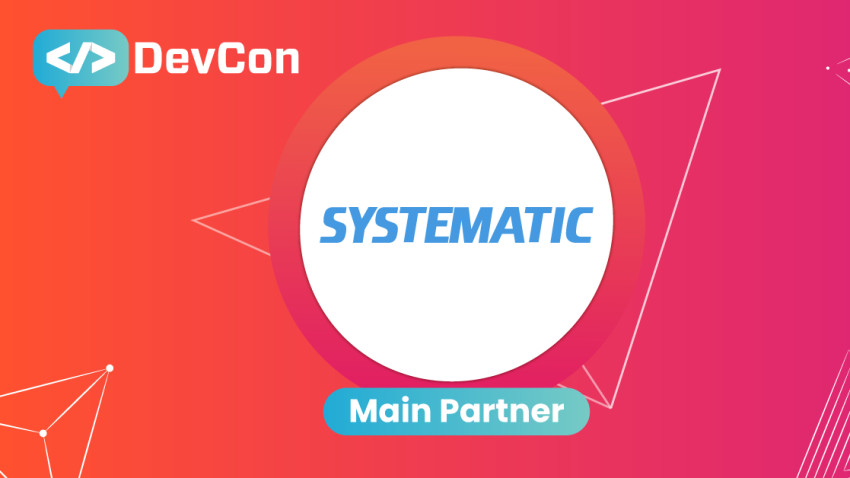 SYSTEMATIC participă la DevCon 2023, pe 1-2 Noiembrie, în calitate de Partener Principal
