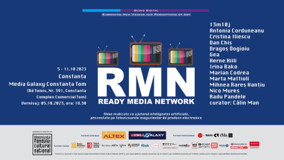 O nouă destinație pentru expoziția de artă digilată_ ready media network(RMN)_ generată de Inteligența Artificială