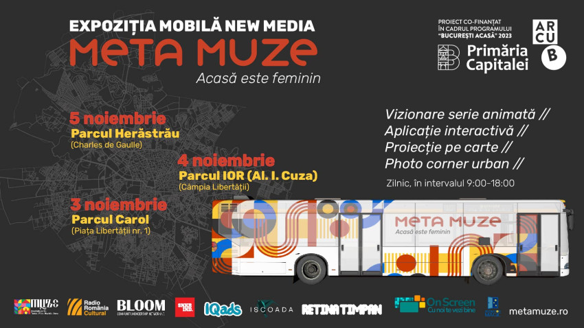 Expoziția mobilă META MUZE într-un Autobuz: adusă în stradă pentru a Promova Echitatea de Gen
