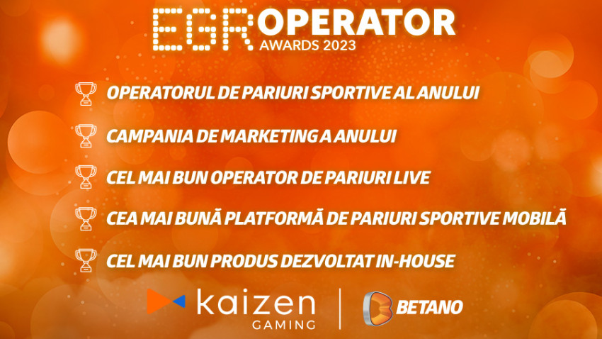 Kaizen Gaming, premii la cinci categorii în cadrul EGR Awards 2023