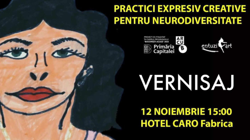 Expoziția „Practici expresiv-creative pentru neurodiversitate” se deschide în 12 noiembrie