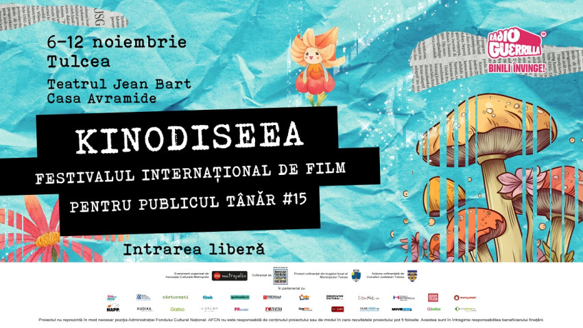 Luni, pe 6 noiembrie, începe KINOdiseea - Festivalul de film pentru publicul tânăr la Tulcea