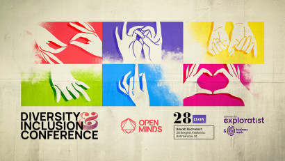 Asociația Open Minds lansează, pe 28 noiembrie, prima ediție a &bdquo;Conferinței despre Diversitate și Incluziune&rdquo;
