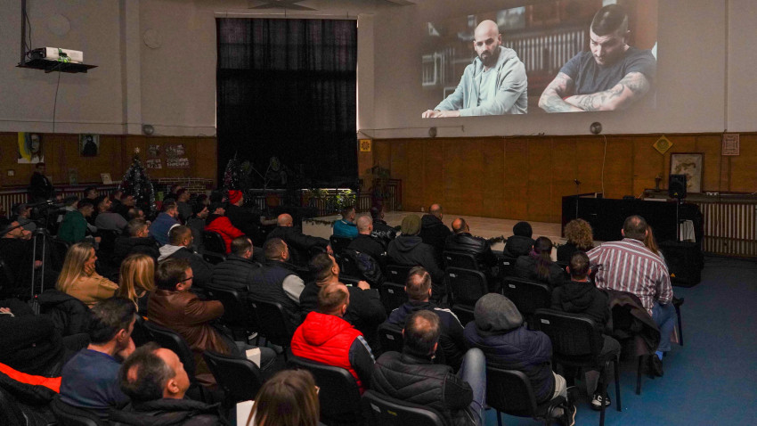 Proiecție specială la Penitenciarul Rahova: deținuții au vizionat VISUL, alături de echipa filmului
