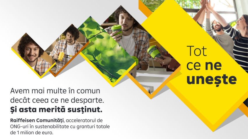 3 povești care ne unesc. O campanie Raiffeisen Bank România, semnată de Publicis și Publicis Relations