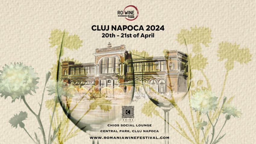 RO-Wine Cluj se va desfășura în 20-21 aprilie, la Chios Social Lounge