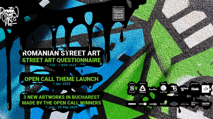 Romanian Street Art lansează un sondaj pentru a contura tema apelului deschis pentru intervenții artistice
