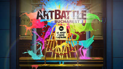Art Battle Bucharest &ndash; competiție de pictură live și performance-uri artistice, pe 18 februarie la Palatul Bragadiru