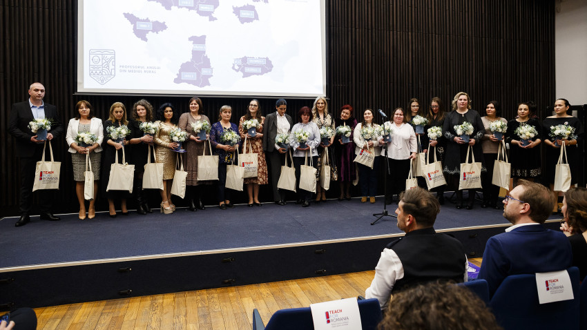 Teach for Romania anunță cei 7 câștigători din cadrul Galei Profesorul Anului din mediul rural, ediția 2024
