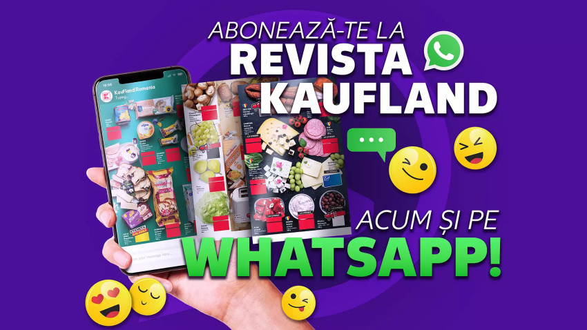 Kaufland România simplifică accesul la ofertele săptămânale prin noul canal de WhatsApp