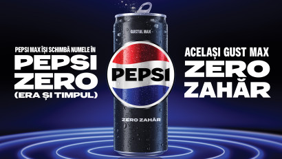Pepsi Max &icirc;și schimbă numele &icirc;n Pepsi Zero: un nou design, același gust