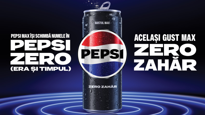 Pepsi Max își schimbă numele în Pepsi Zero: un nou design, același gust
