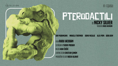 PTERODACTILI -&nbsp;prima premieră a anului 2024 la Teatrul EXCELSIOR&nbsp;este un spectacol semnat de Radu Iacoban
