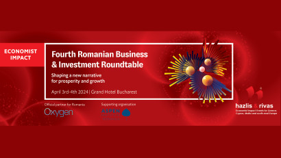 The Economist Impact Events prezintă a patra ediție a conferinței Romanian Business &amp; Investment Roundtable la București, &icirc;n intervalul 3-4 aprilie 2024