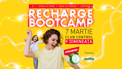 Recharge Bootcamp by belVita, marea petrecere matinală la care mamele se pregătesc pentru 8 martie