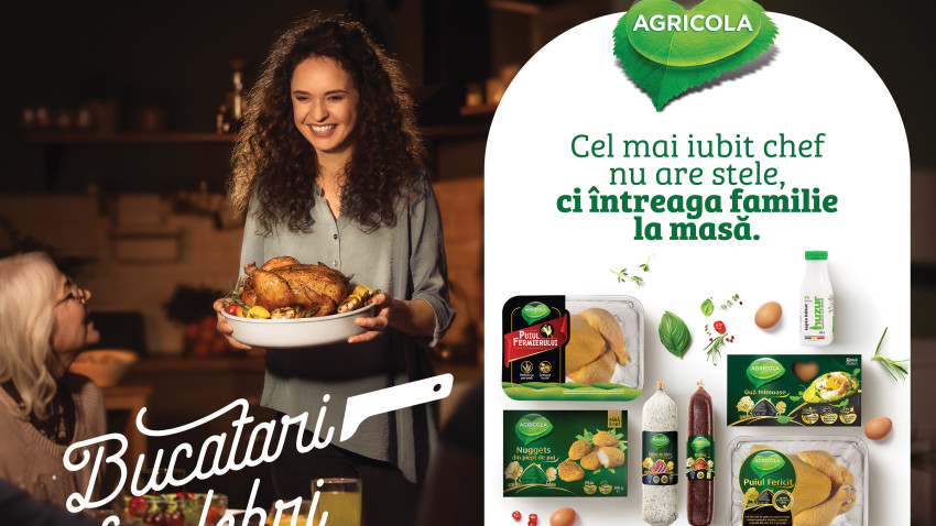 Pentru că ei folosesc ingredientul cel mai de preț, noua campania de imagine AGRICOLA este dedicată bucătarilor de acasă