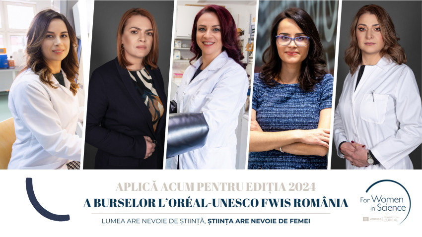 L’Oréal – UNESCO anunță lansarea celei de-a XV-a ediții a programului de burse private „Pentru Femeile din Științe”, având ca scop finanțarea a cinci noi proiecte de cercetare