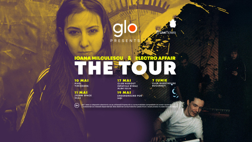 glo™ prezintă The Tour. Ioana Milculescu & Electro Affair duc povestea Creative Camp mai departe