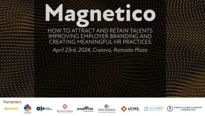 Talent Acquisition, Employer Branding și Employee Experience &ndash; subiectele cheie ale conferinței &bdquo;Magnetico&rdquo;, ce va avea loc pe 23 aprilie 2024 la Craiova