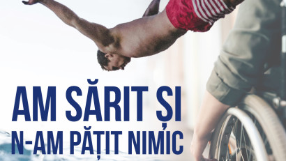 &bdquo;Plonjonul &icirc;n apă de ad&acirc;ncime necunoscută poate duce la o viață &icirc;n scaun rulant &rdquo;, prima campanie de prevenție a leziunilor medulare lansată de Fundația Motivation Rom&acirc;nia