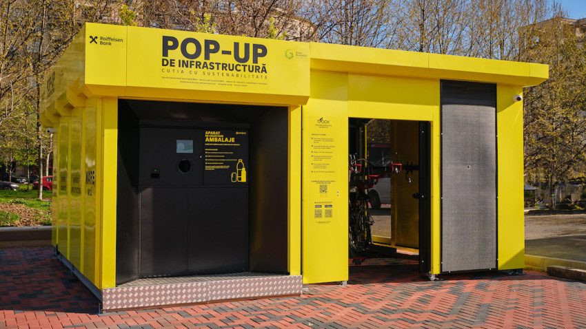 Green Revolution, în parteneriat cu Raiffeisen Bank România și Mastercard România, lansează primul Pop-up de infrastructură