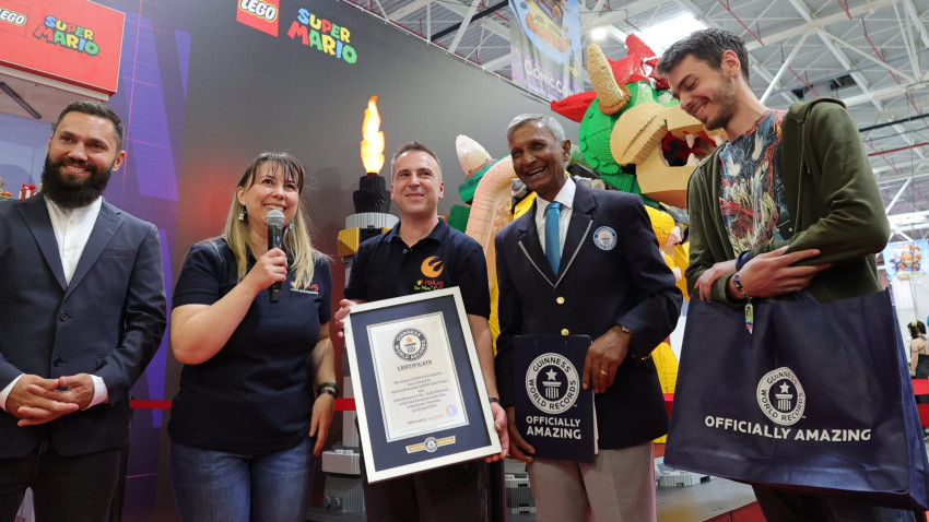RoLUG și LEGO® România primesc titlul GUINNESS WORLD RECORDS™ pentru cea mai mare dioramă din piese LEGO® din lume