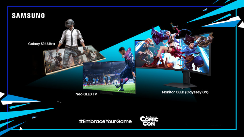 Samsung, partener principal al zonei de gaming din cadrul East European Comic Con 2024