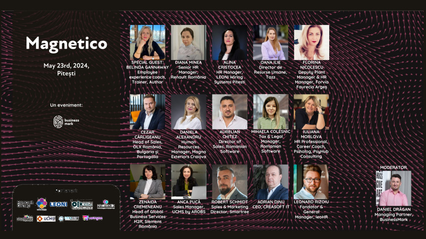 Proiectul „MAGNETICO. How to attract and retain talents improving employer branding and creating meaningful HR practices” ajunge, pentru prima dată, la Pitești