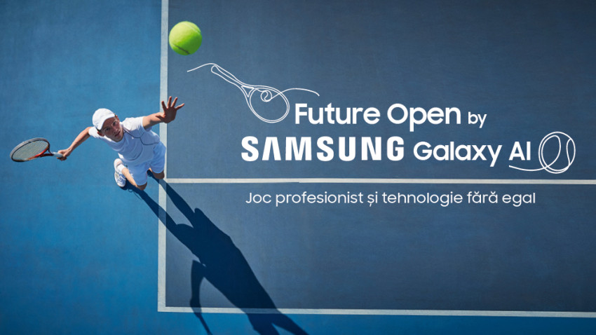 Bucureștenii pasionați de tenis sunt invitați ca spectatori la turneul pentru profesioniști Future Open by Samsung Galaxy AI