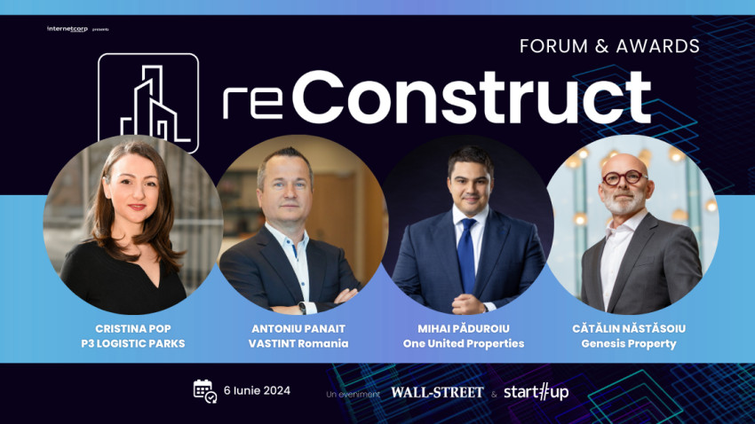 reConstruct Forum & Gala 2024 - Evenimentul în care aflăm starea pieței imobiliare și care sunt campionii industriei