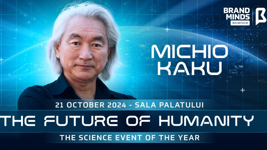 Evenimentul de știință al anului 2024: The Future of Humanity cu Prof. Michio Kaku - pentru prima dată în România