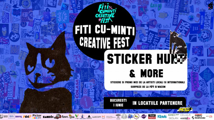 Tresure hunt – Parte din Fiți Cu-Minți Creative Fest, 24 mai – 2 iunie