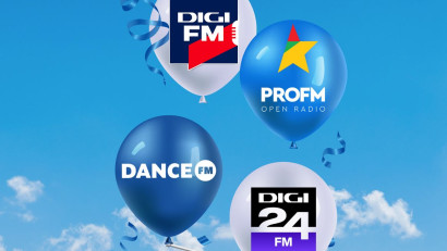 The only way is up! Aproape 2 milioane de ascultători la nivel național pentru posturile Digi FM, PRO FM, Dance FM și Digi24 FM