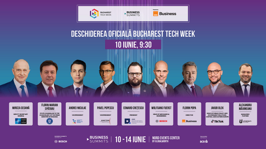 Bucharest Tech Week își deschide porțile săptămâna viitoare - Capitala devine epicentrul tehnologiei și inovației