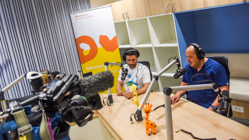 Dăruiește Viață a inaugurat studioul radio din Spitalul construit de români