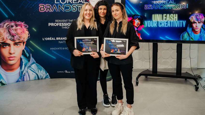 Treti tinere din România inovează industria de îngrijire a părului în cadrul competiției globale L’Oréal Brandstorm