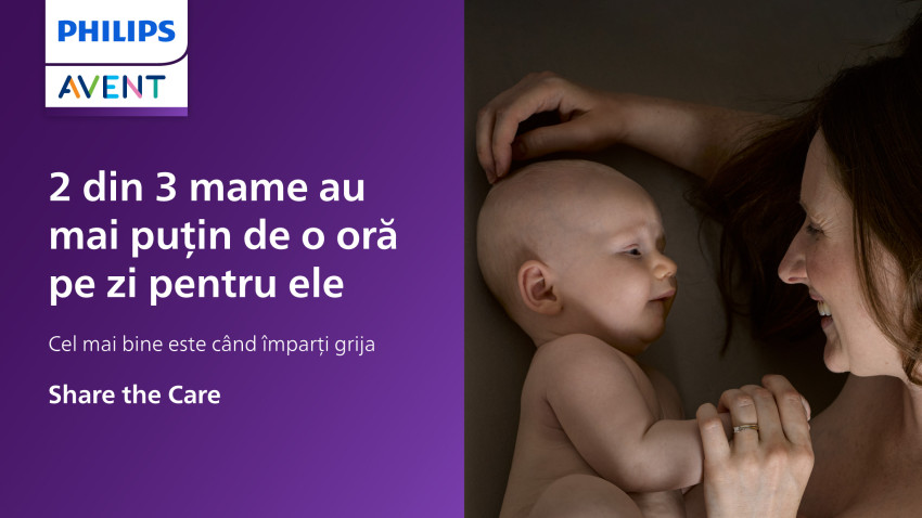 Philips Avent lansează inițiativa Share the Care, prin care își propune să crească conștientizarea și implicarea familiei, prietenilor și comunității, astfel încât mamele să resimtă mai puțină presiune, după naștere