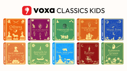 Voxa prezintă cea mai amplă și variată colecție&nbsp;de povești pentru copii &icirc;n format audio