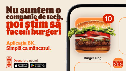Aplicația mobilă Burger King este disponibilă acum&nbsp;și &icirc;n Rom&acirc;nia
