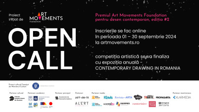 Sesiunea de &icirc;nscriere la Premiul Art Movements Foundation pentru Desen Contemporan, ediția a II-a este deschisă &icirc;n perioada 1 &ndash; 30 septembrie 2024