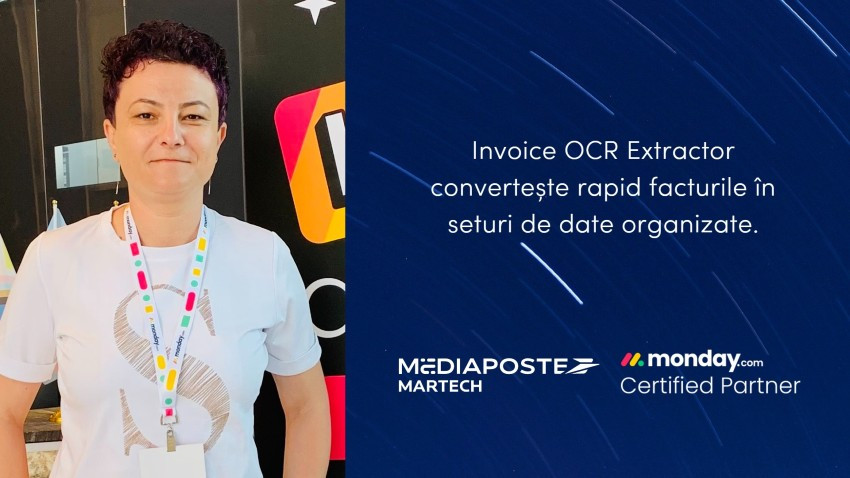 Mediaposte Martech lansează Invoice OCR Extractor, o nouă aplicație monday.com