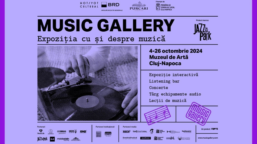 MUSIC GALLERY, singura expoziție despre muzică din România, revine la Muzeul de Artă din Cluj-Napoca