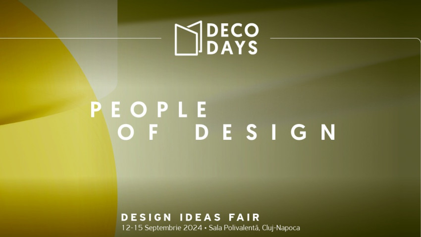 A noua ediție DECO Days, People of Design are loc între 12-15 septembrie la Cluj-Napoca și reunește cele mai cunoscute nume din arhitectură și design interior