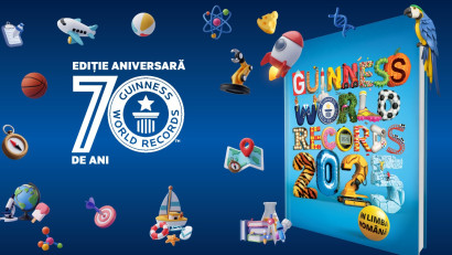 Didactica Publishing House lansează ediția aniversară 70 de ani, &icirc;n limba rom&acirc;nă,&nbsp;a Cărții Recordurilor - Guinness World Records 2025